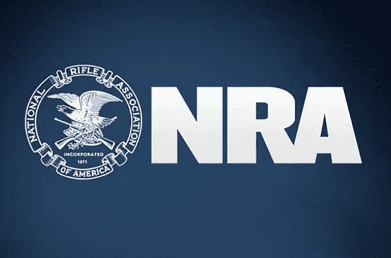 NRA Logo on Blue